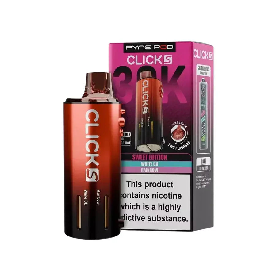 Pyne Pod Click S 30K Prefilled Replacement Pods - Box of 5