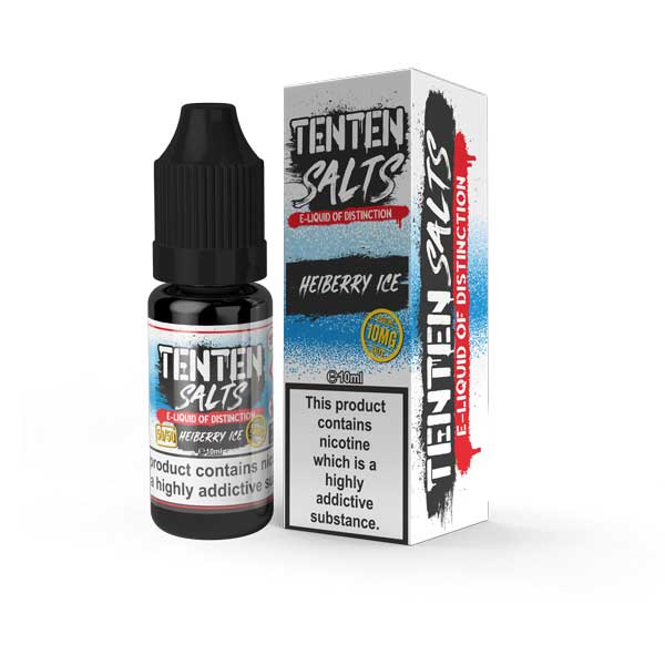 Ten Ten Nic Salts 10ml E-liquids - Box of 10 - #Simbavapeswholesale#