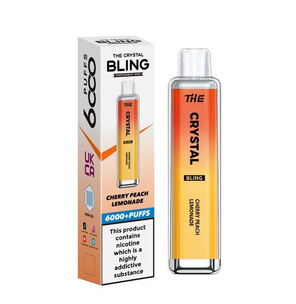 The Crystal Bling 6000 Prefilled Pod Vape Kit - Box of 10