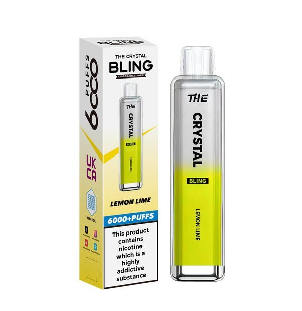 The Crystal Bling 6000 Prefilled Pod Vape Kit - Box of 10