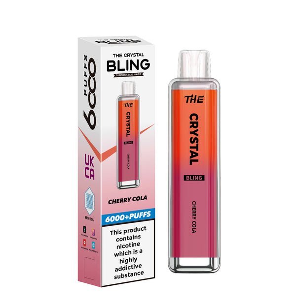 The Crystal Bling 6000 Prefilled Pod Vape Kit - Box of 10