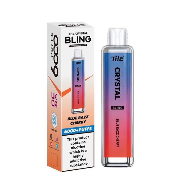The Crystal Bling 6000 Prefilled Pod Vape Kit - Box of 10