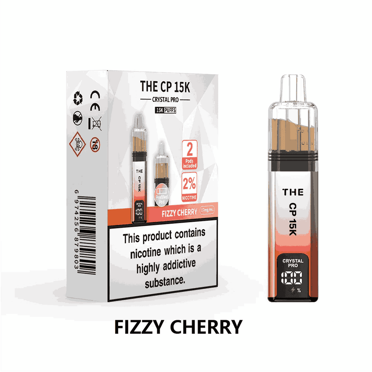 The Crystal Pro CP 15k Prefilled Pod Vape Kit - Box of 5