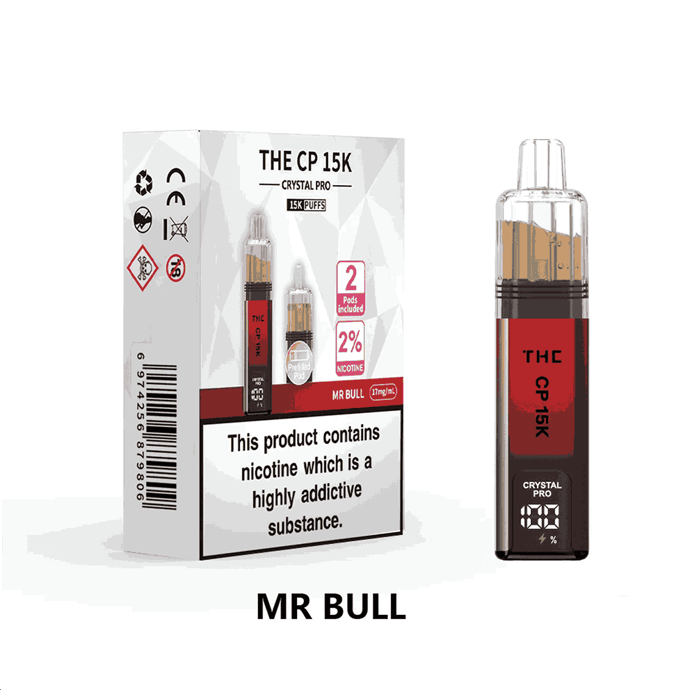 The Crystal Pro CP 15k Prefilled Pod Vape Kit - Box of 5