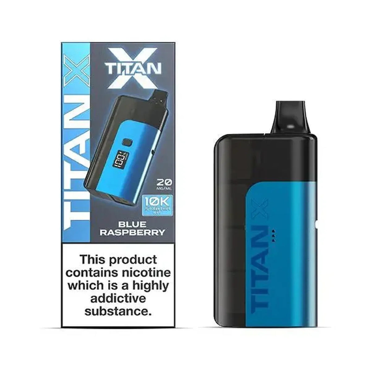 Titan X 10K Puffs Prefilled Vape Pod Kit - Box of 5