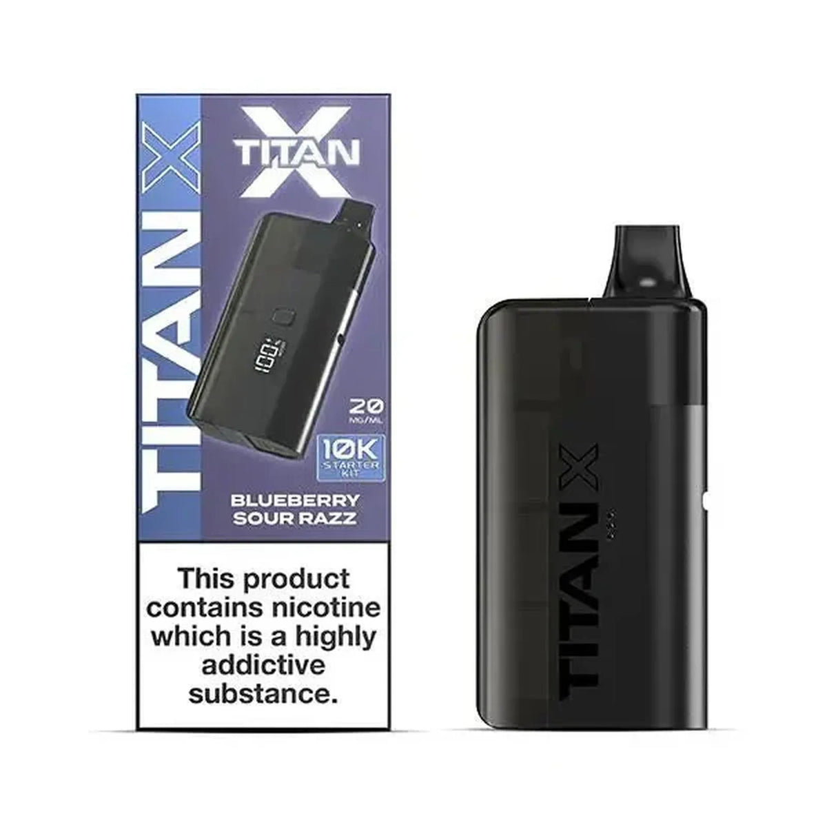 Titan X 10K Puffs Prefilled Vape Pod Kit - Box of 5