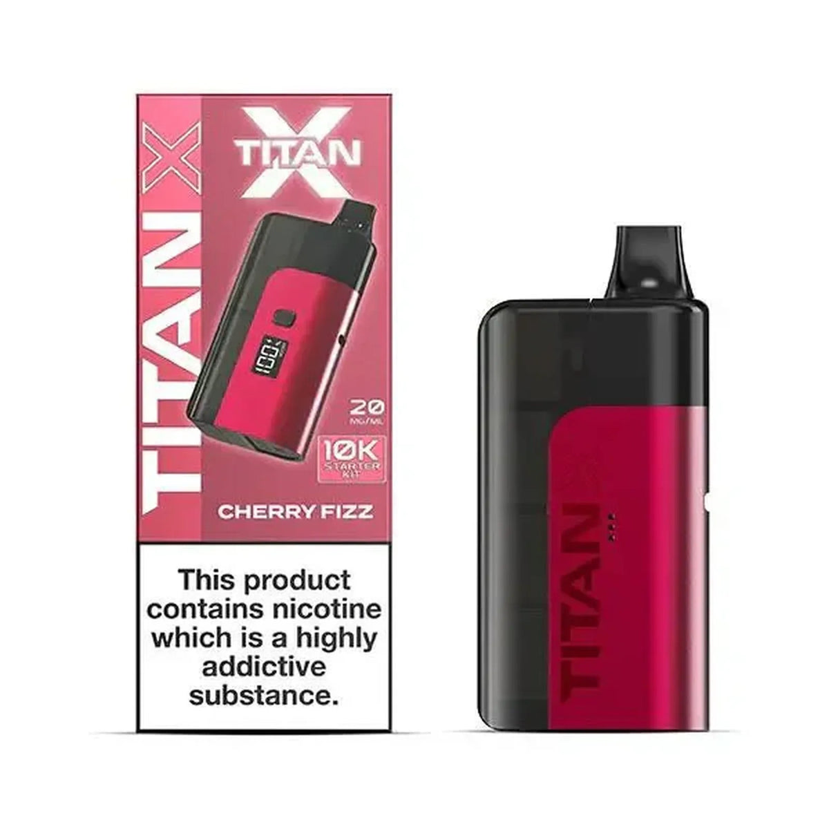Titan X 10K Puffs Prefilled Vape Pod Kit - Box of 5
