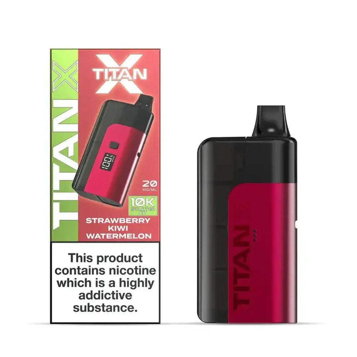 Titan X 10K Puffs Prefilled Vape Pod Kit - Box of 5