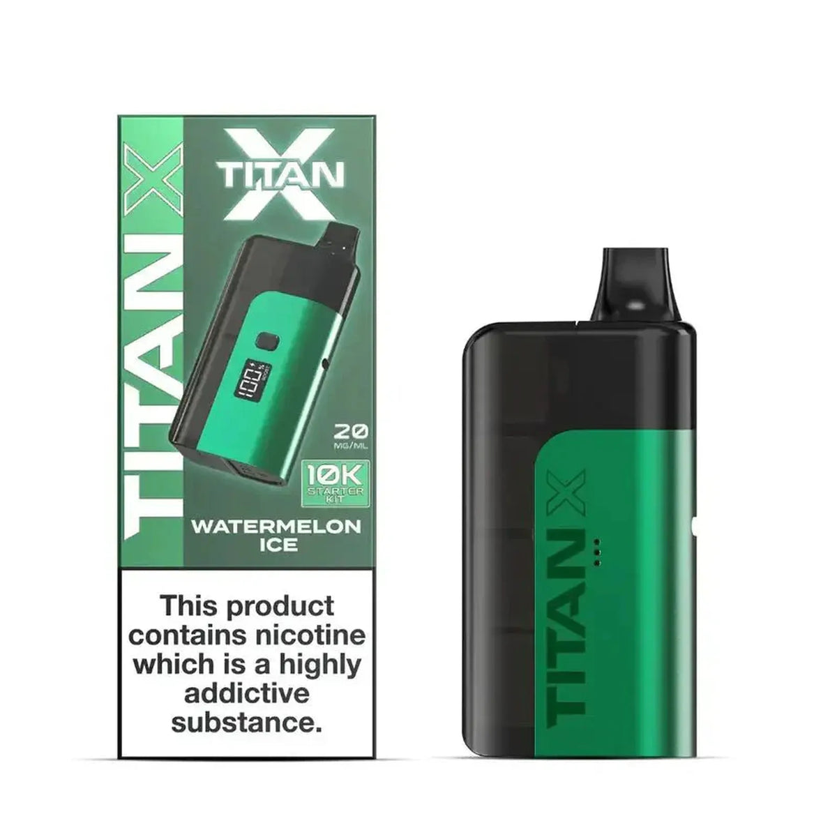 Titan X 10K Puffs Prefilled Vape Pod Kit - Box of 5