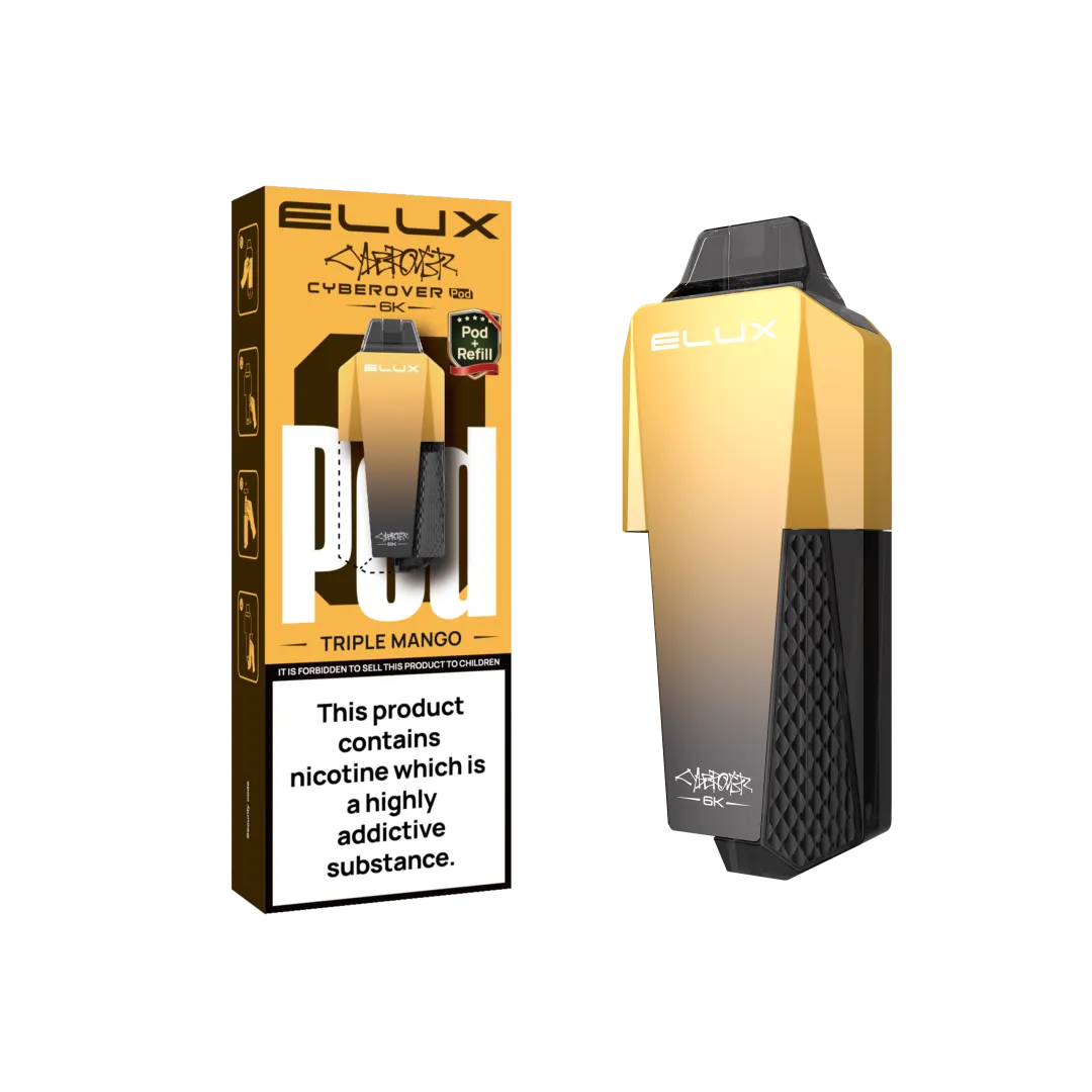 Elux Cyberover 6000 Prefilled Replacement Pods - Box of 5
