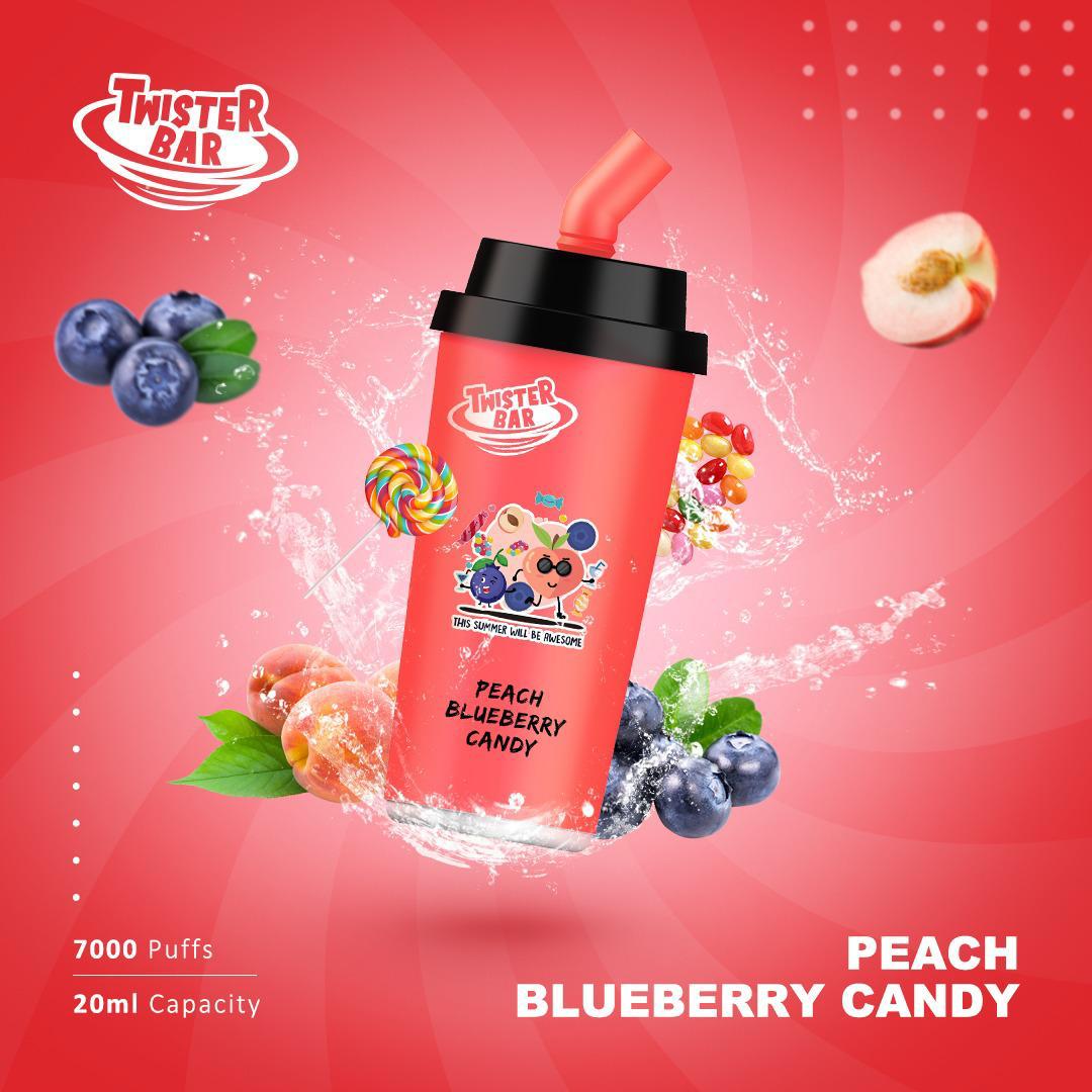 Twister Bar 7000 Puff Prefilled Vape Pod Kit - Box of 10