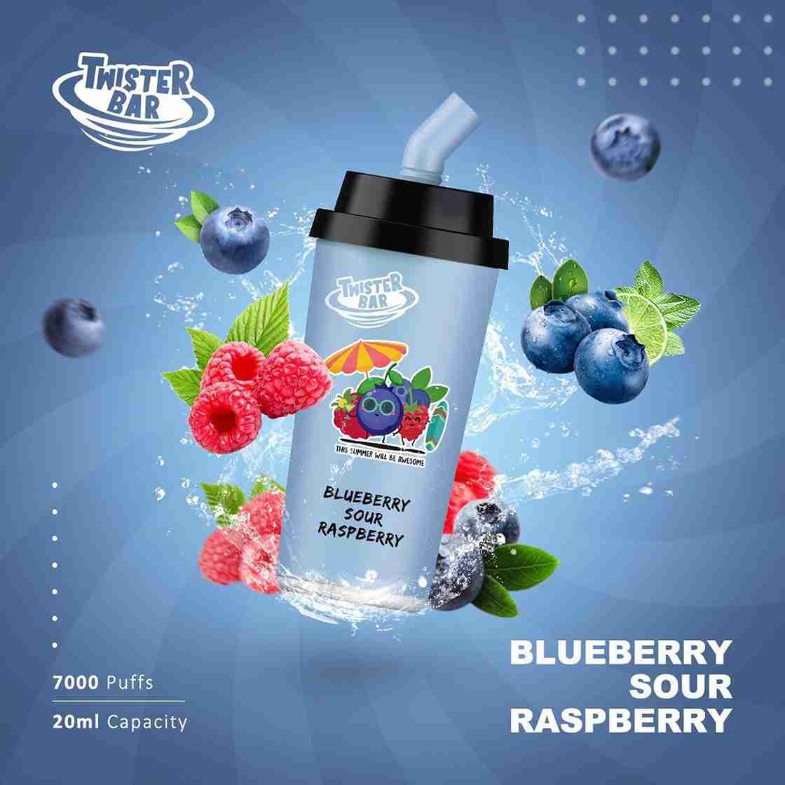 Twister Bar 7000 Puff Prefilled Vape Pod Kit - Box of 10
