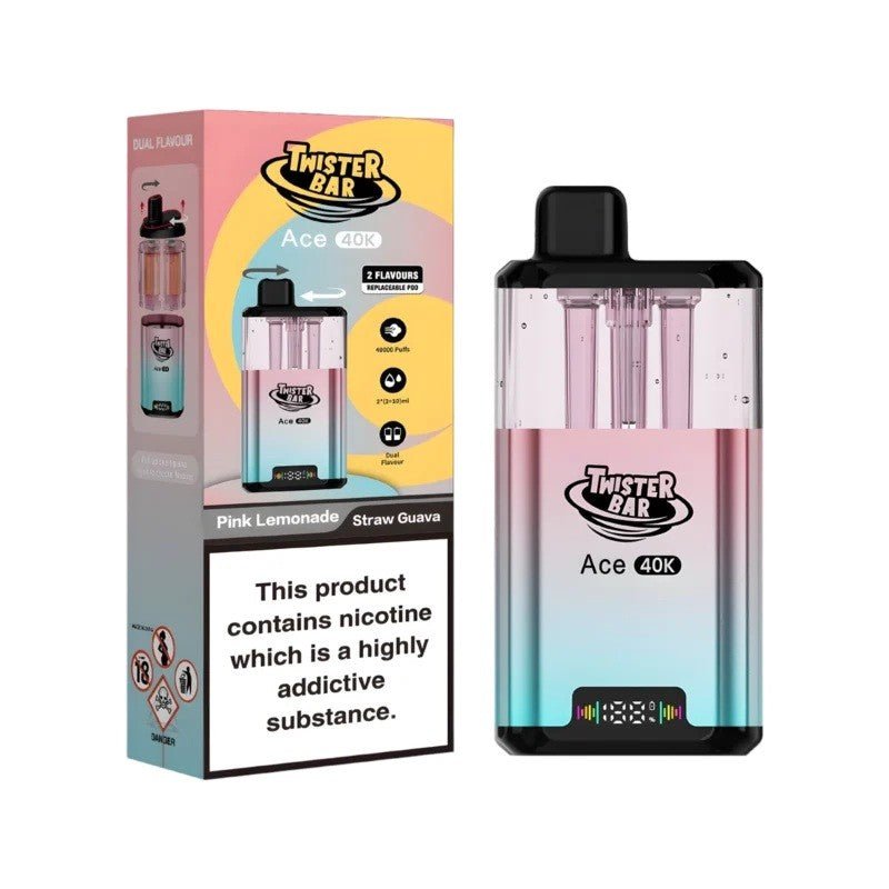 Twister Bar Ace 40K Prefilled Pod Kit Box of 5 - Wholesale Price !