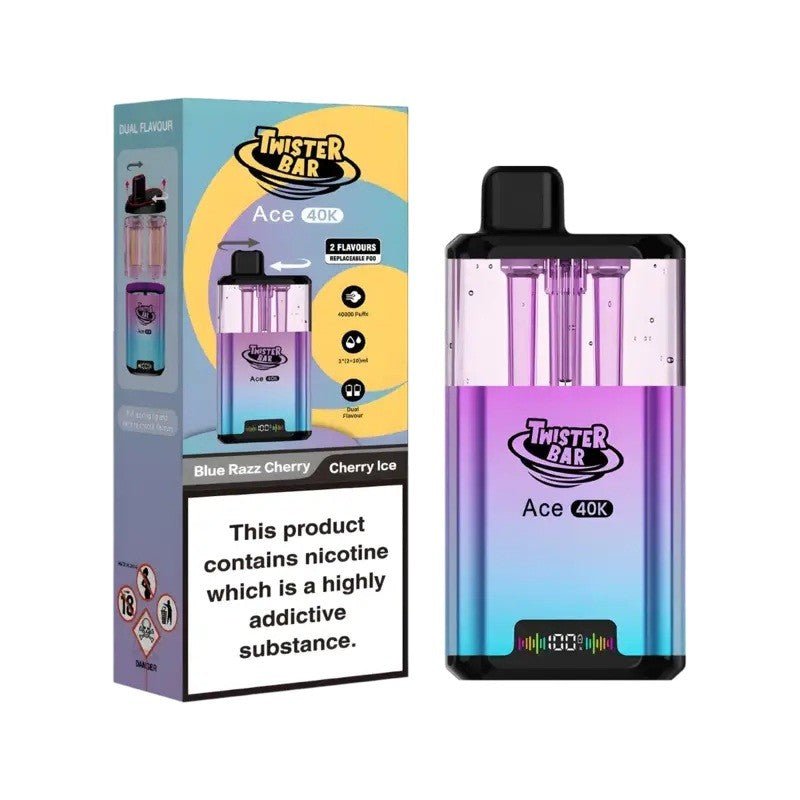 Twister Bar Ace 40K Prefilled Pod Kit Box of 5 - Wholesale Price !