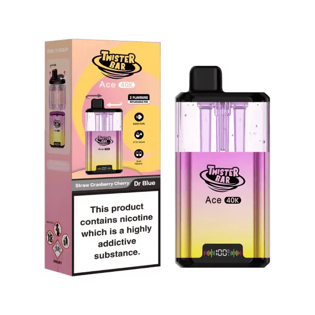 Twister Bar Ace 40K Prefilled Pod Kit Box of 5 - Wholesale Price !