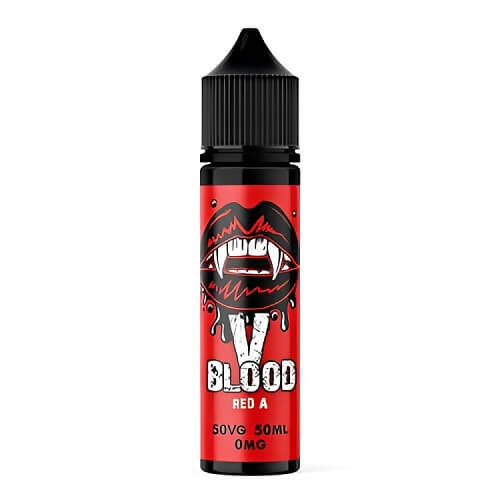 V Blood Shortfill 50ml E Liquid Vape Juice, Red A Flavour 