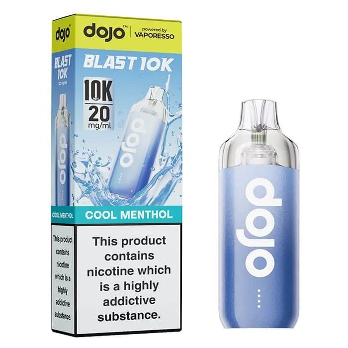 Vaporesso Dojo Blast 10k Prefilled Pod Vape Kit - Box of 5 in Cool Menthol Flavour available 