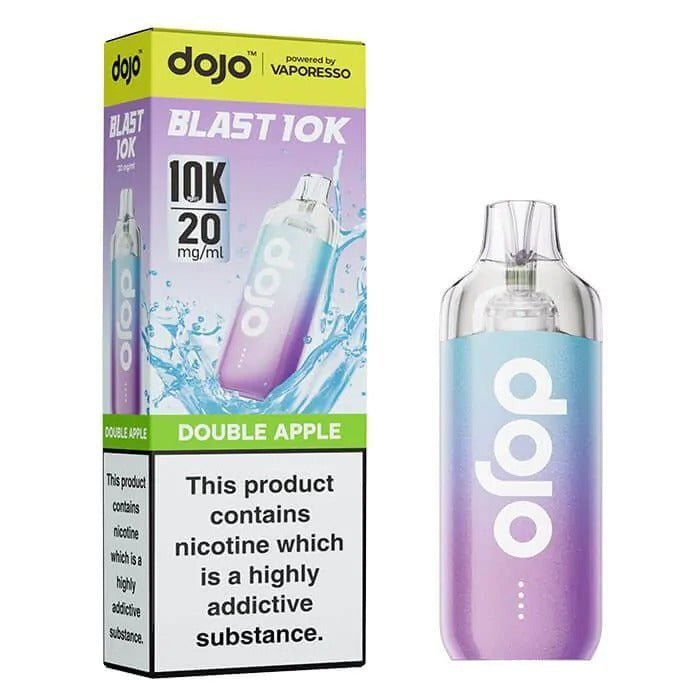 Vaporesso Dojo Blast 10k Prefilled Pod Vape Kit - Box of 5 in Double Apple Flavour available 