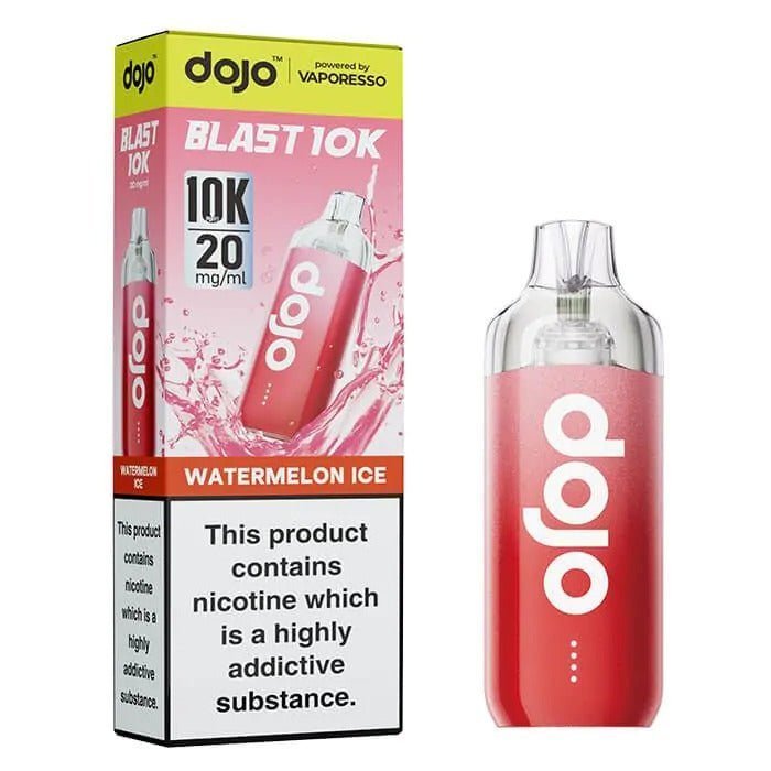 Vaporesso Dojo Blast 10k Prefilled Pod Vape Kit - Box of 5 in Watermelon Ice Flavour available 