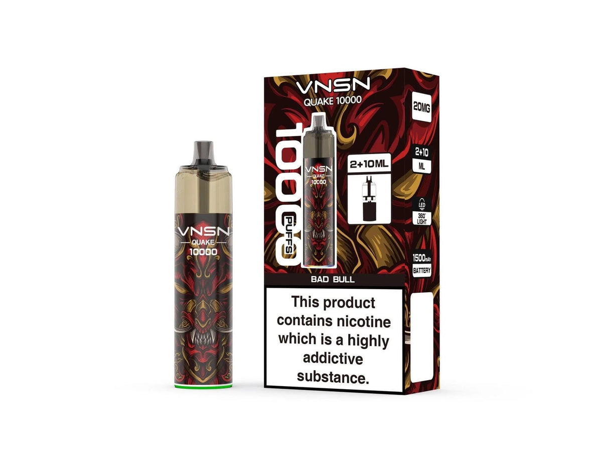VNSN Quake 10000 Prefilled Refill Pod Vape Kit - Pack of 5