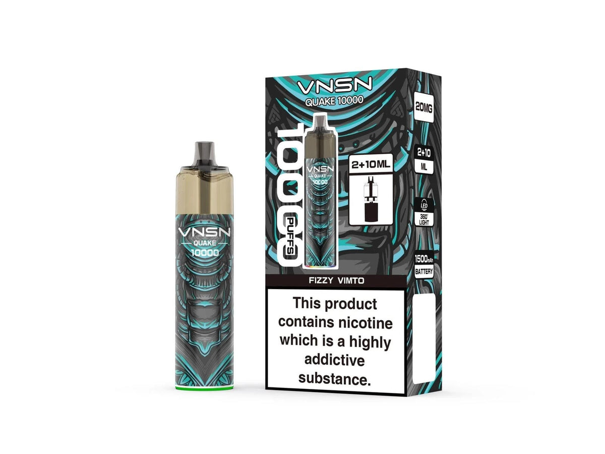 VNSN Quake 10000 Prefilled Refill Pod Vape Kit - Pack of 5
