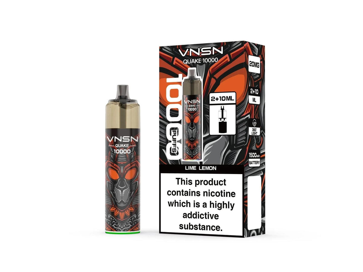 VNSN Quake 10000 Prefilled Refill Pod Vape Kit - Pack of 5