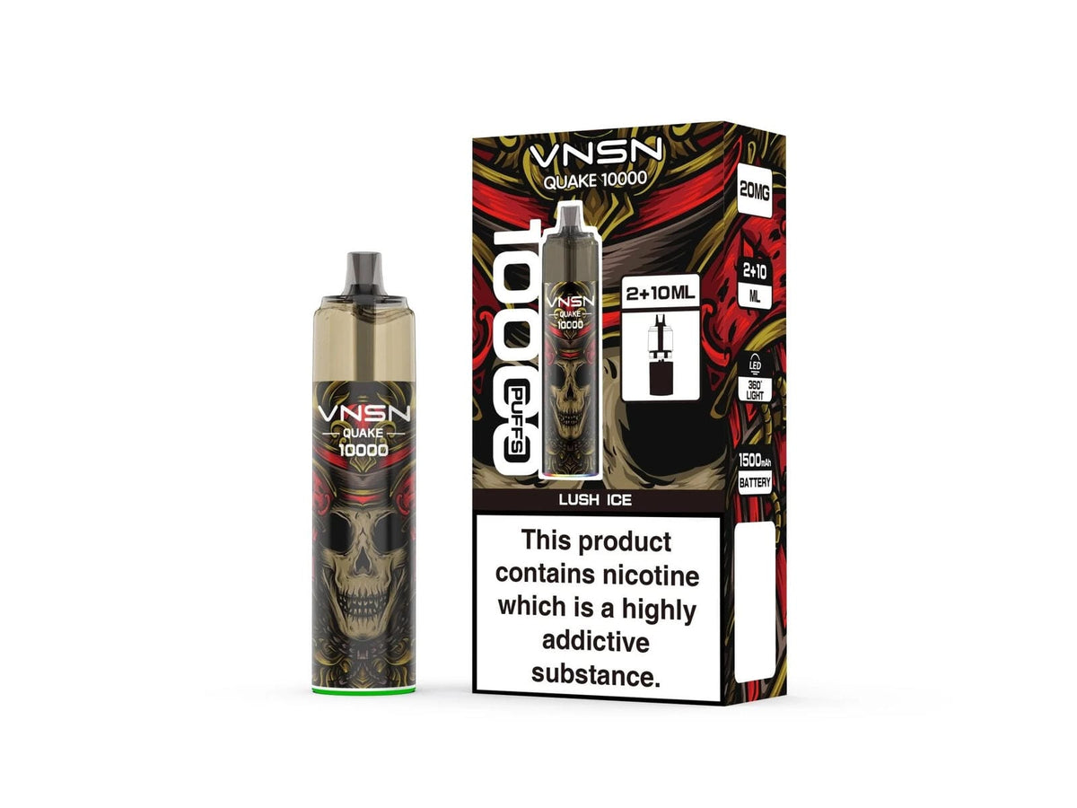 VNSN Quake 10000 Prefilled Refill Pod Vape Kit - Pack of 5