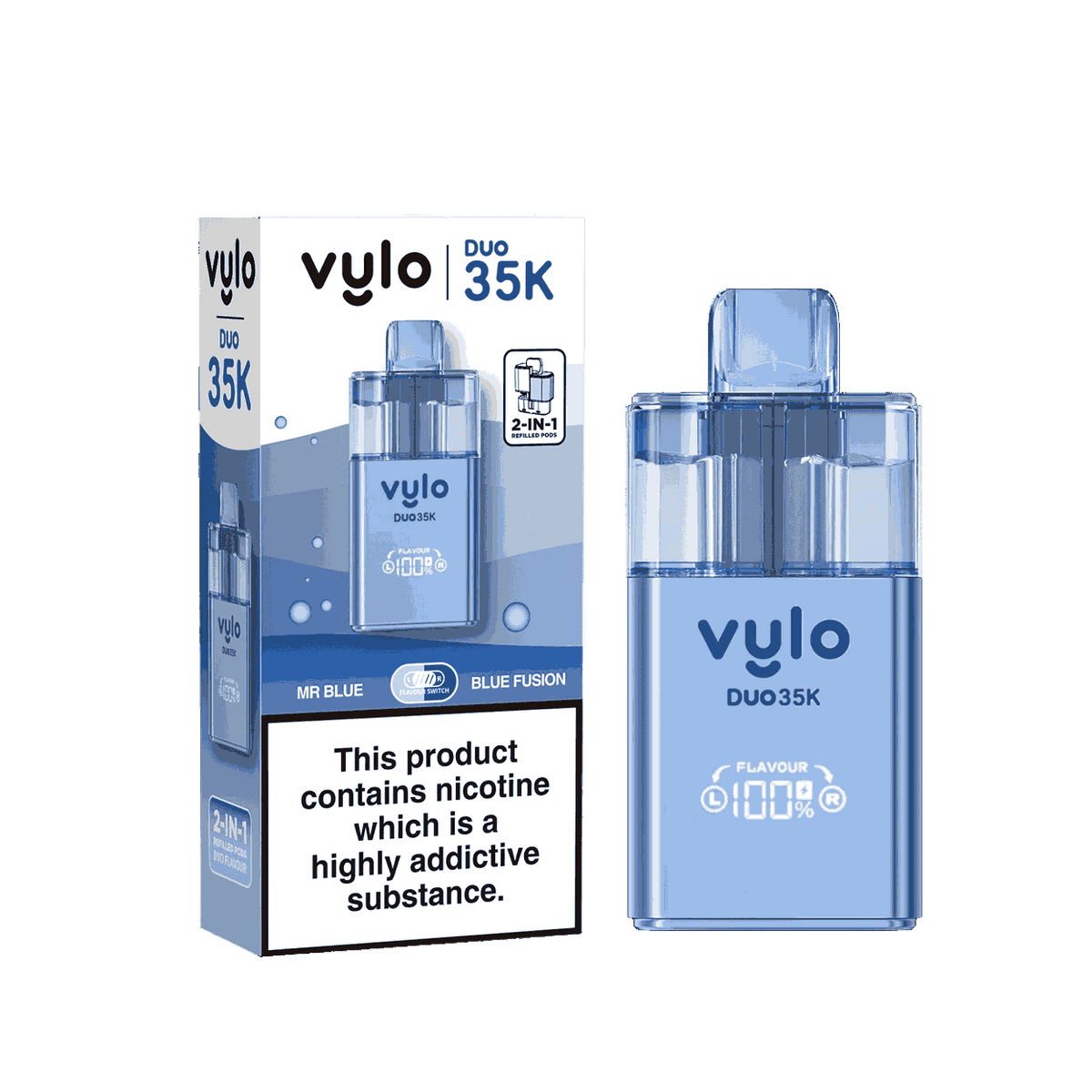 Vylo Duo 35k 2 in 1 Prefilled Pod Vape - Box of 5