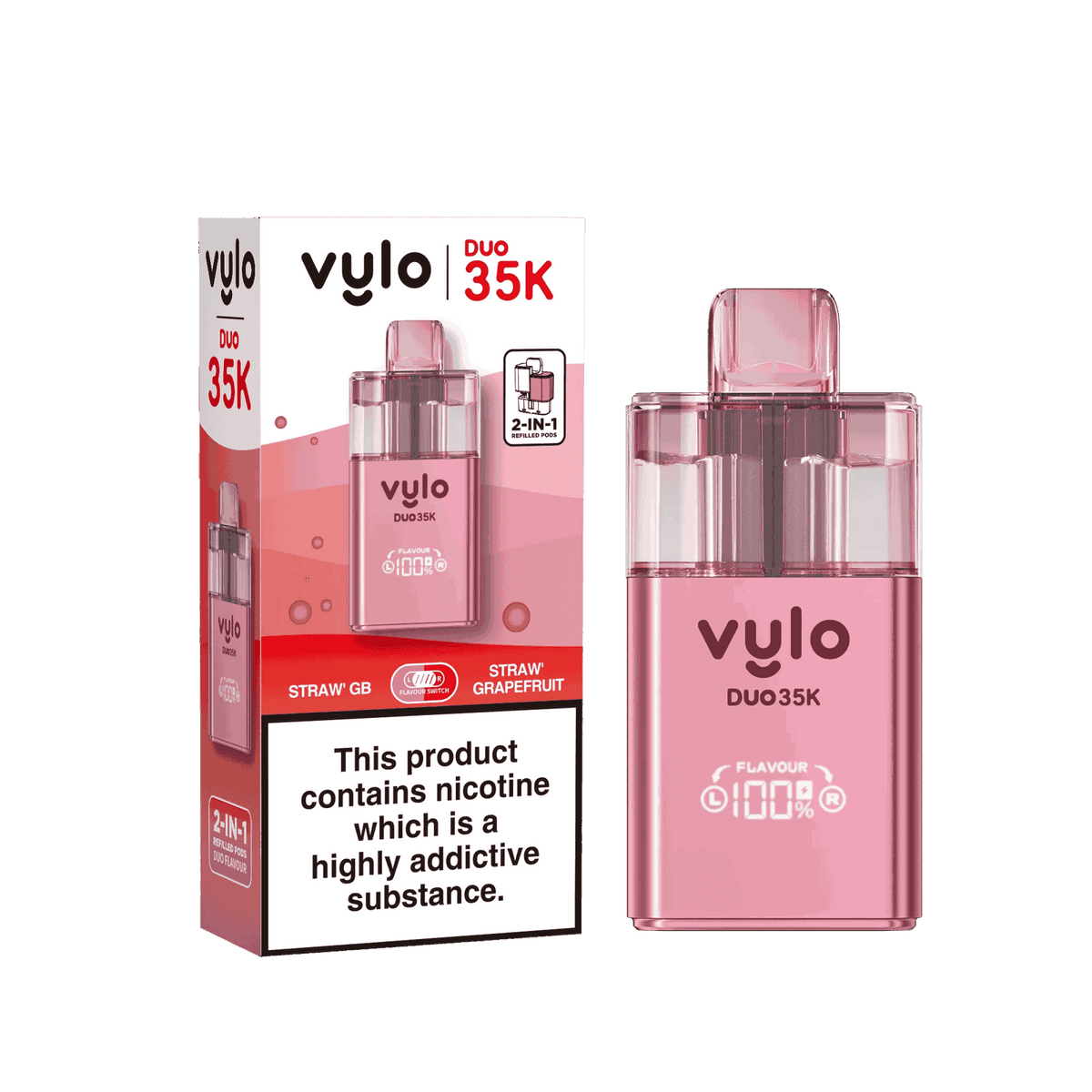 Vylo Duo 35k 2 in 1 Prefilled Pod Vape - Box of 5
