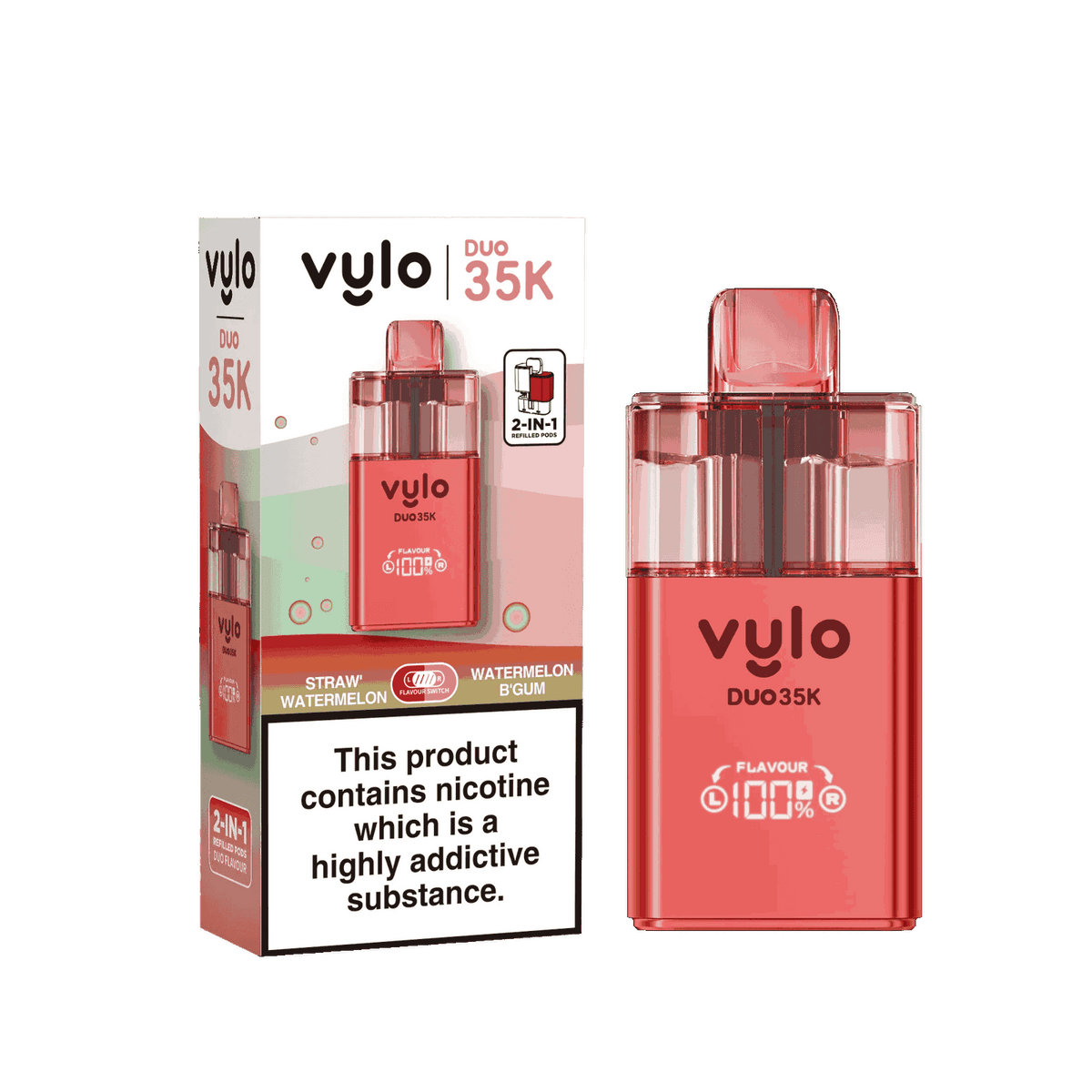 Vylo Duo 35k 2 in 1 Prefilled Pod Vape - Box of 5